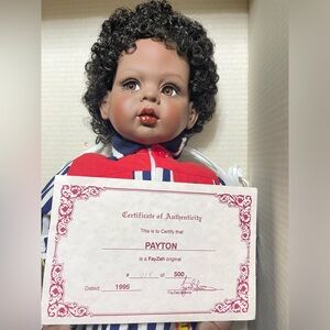 FayZah Spanos African American Boy Doll